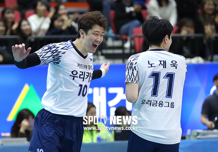 [포토S] 기뻐하는 나경복과 노재욱