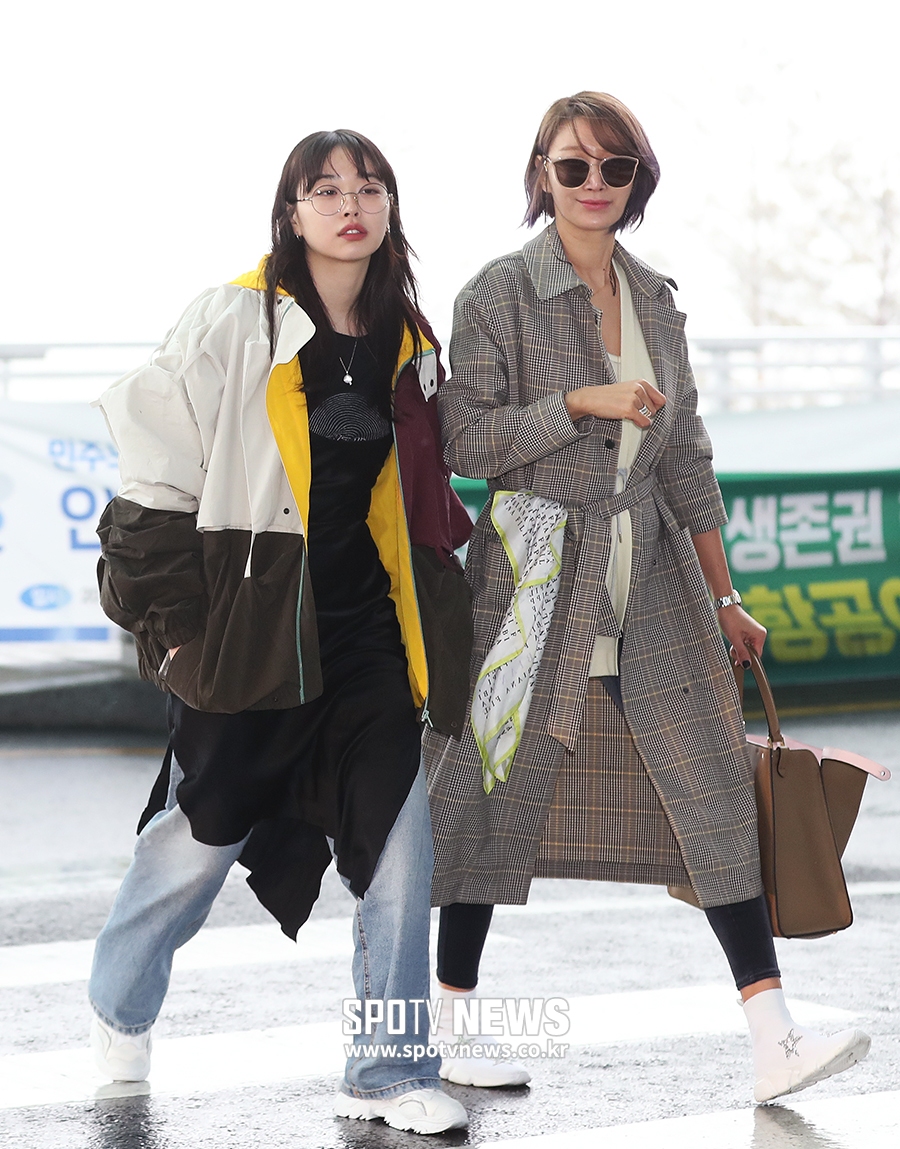 [포토S] 변정수, '딸과 함께 밀라노 패션위크 가요~'