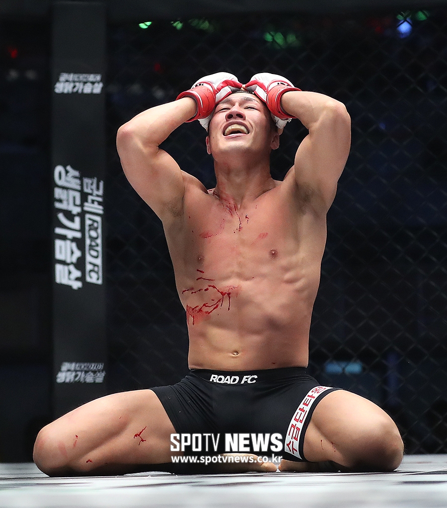 [포토S] 김민우, 믿을 수 없는 승리