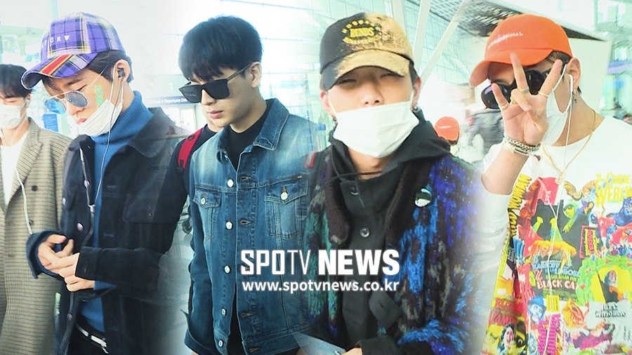 아이콘 출국, 아이콘이 만든 '공항 시나리오~' [공항패션]