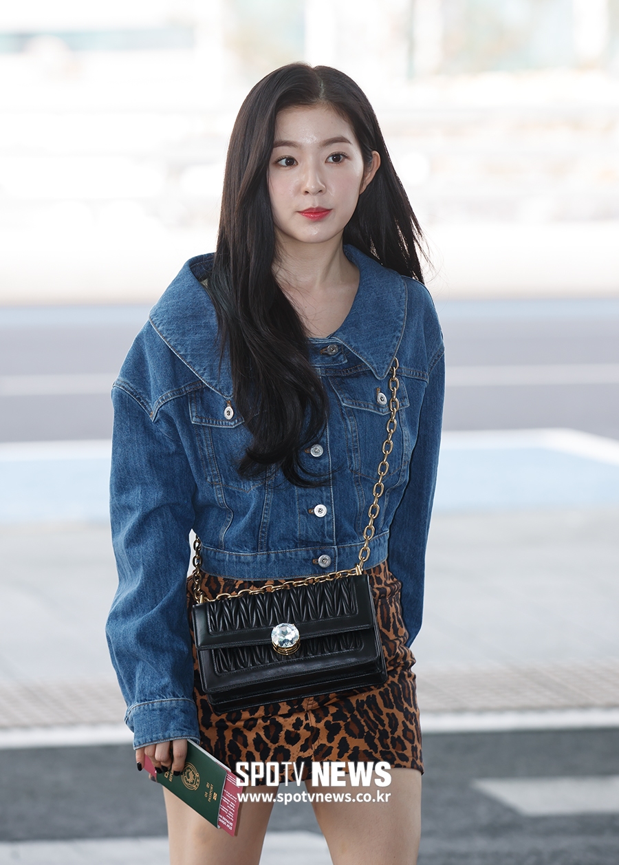 [포토S] 아이린, 초미니 호피 스커트도 귀엽게 소화