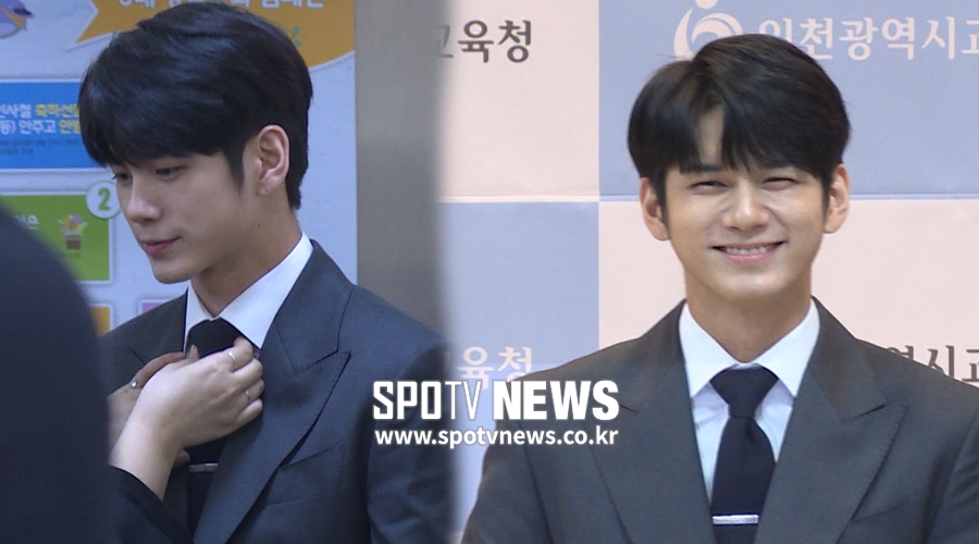 옹성우, 오늘은 '옹자님' 완벽한 슈트핏으로 위촉식 참석 [영상]