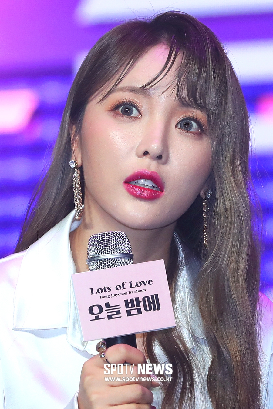 [포토S] 홍진영, 뚜렷한 이목구비