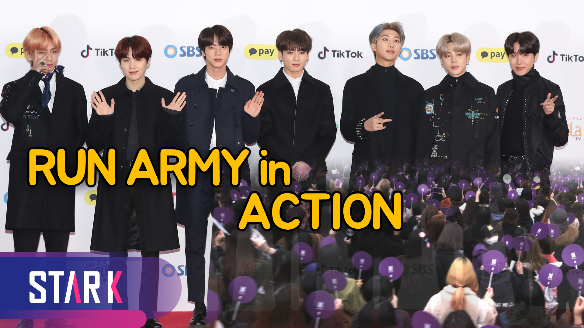 방탄소년단, 팬클럽 아미와 추억 공유 'RUN ARMY in ACTION' [영상]