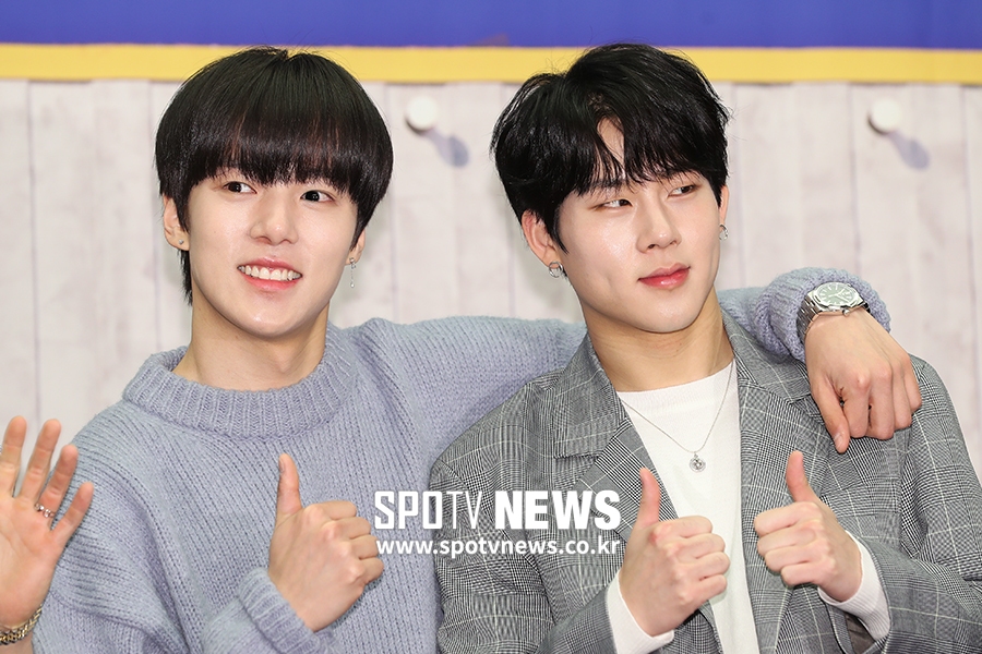 [포토S] 몬스타엑스 민혁-주헌, 엄지 척!
