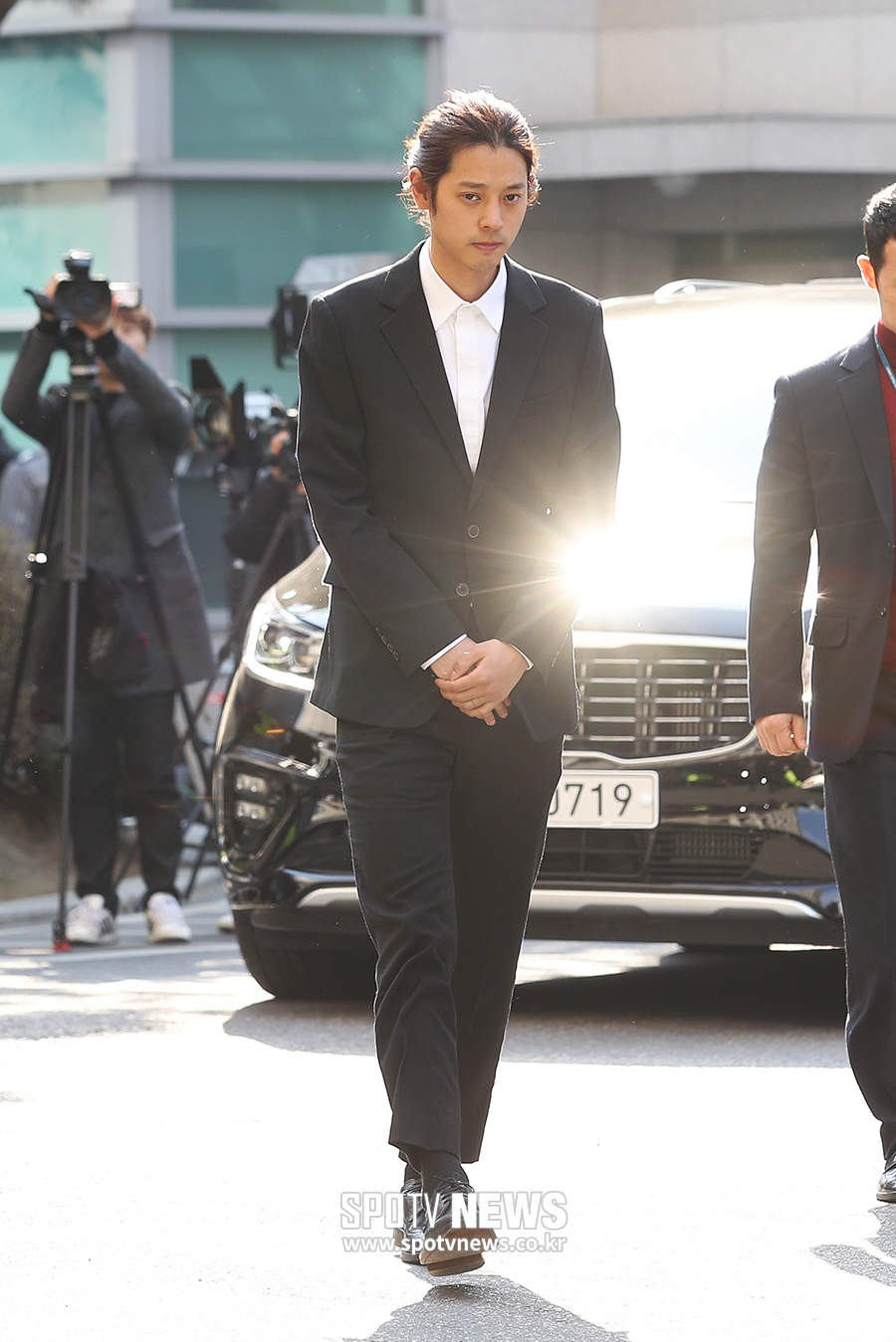 [포토S] '성관계 몰카' 정준영, 경찰서 출석