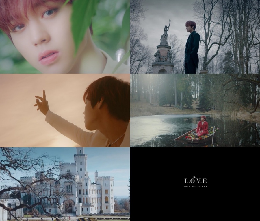 박지훈, 1st 미니앨범 타이틀곡 'L.O.V.E' M/V 티저 공개