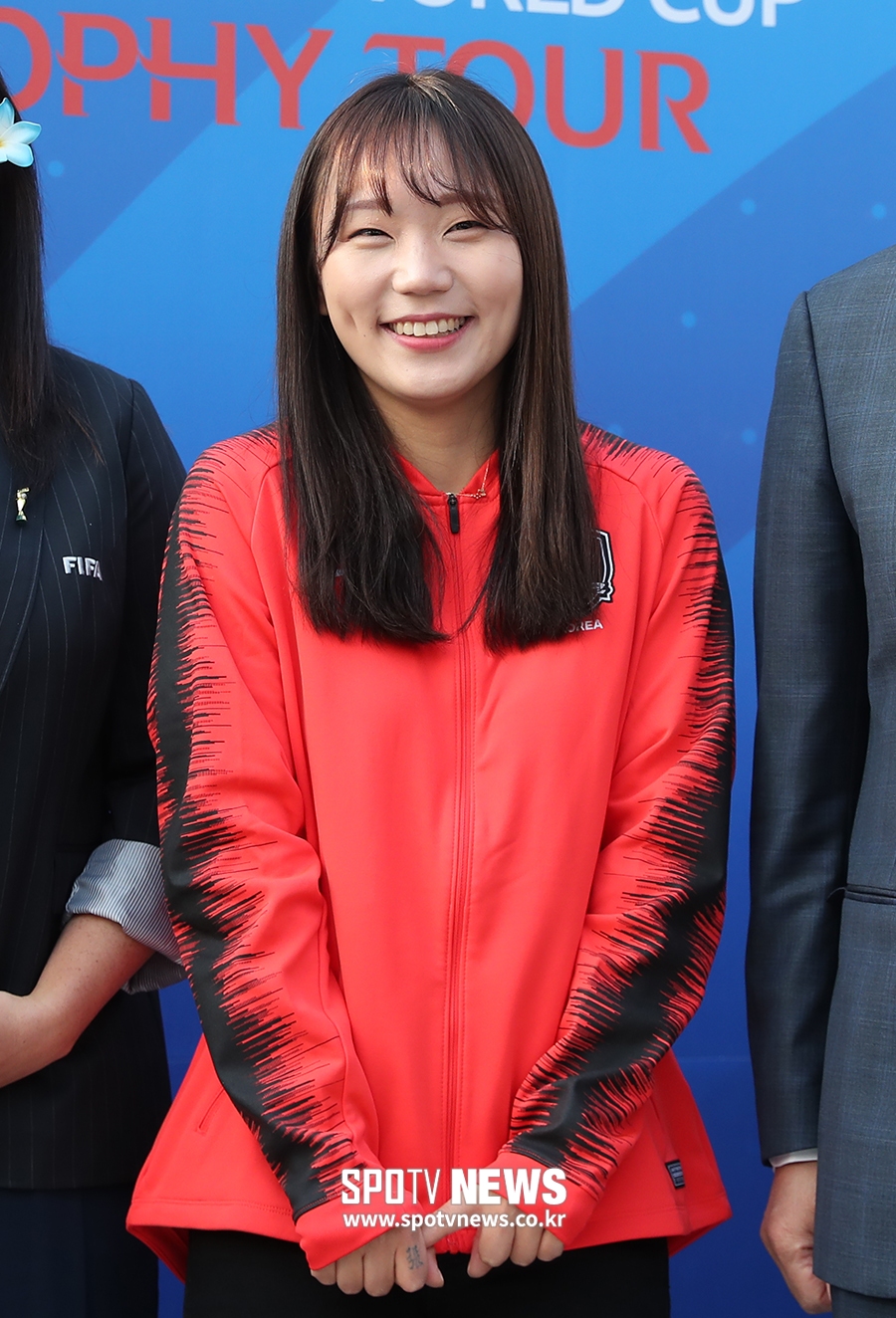 [포토S] 여자 축구 장슬기, 깜찍한 미소