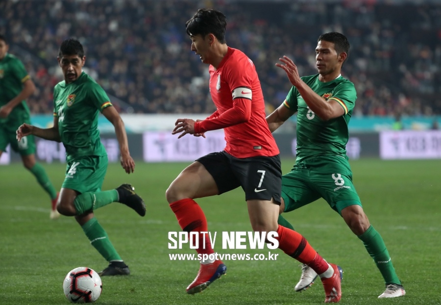 [스포츠타임 분석] 손흥민 슈팅 점유율 27%, 기록으로 본 벤투호 변화