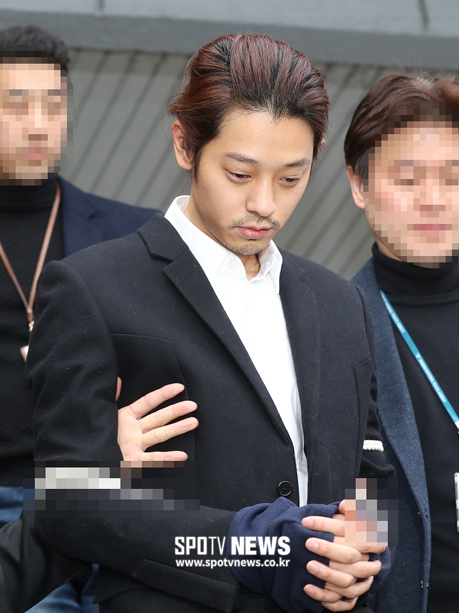 [포토S] '몰카 논란' 정준영, 검찰로 송치