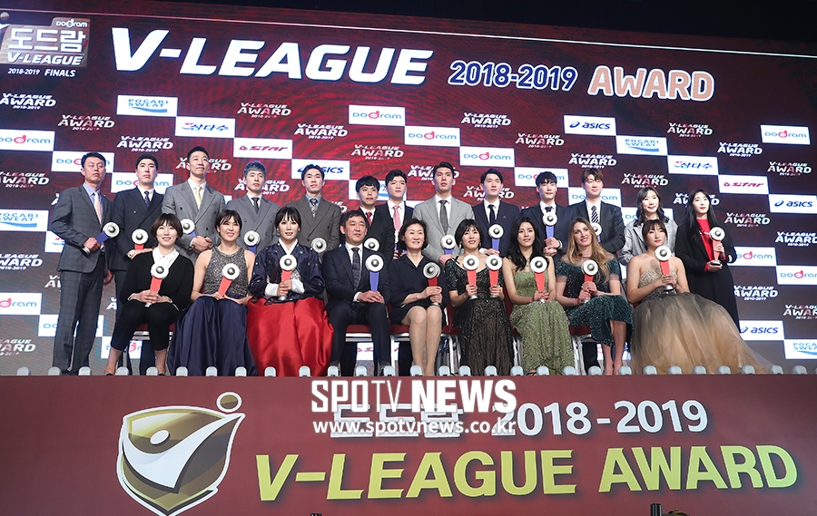 [포토S] V리그 시상식, 영광의 수상자들