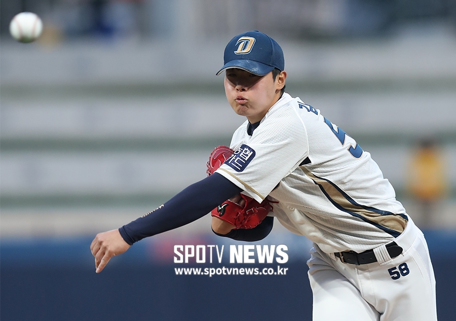 [포토S] 선발 마운드 오른 NC 김영규
