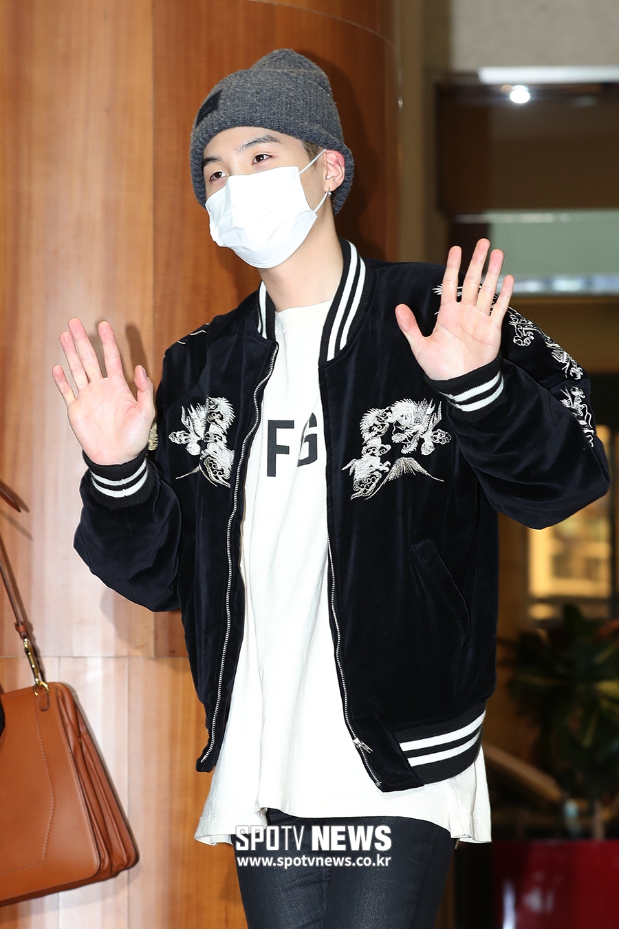 [포토S] 방탄소년단 슈가, 귀엽게 비니 쓰고!