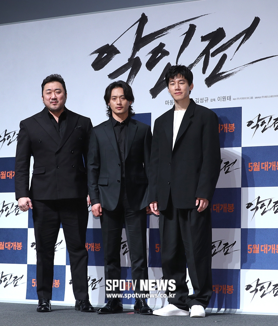 [포토S] '영화 악인전의 주역들'