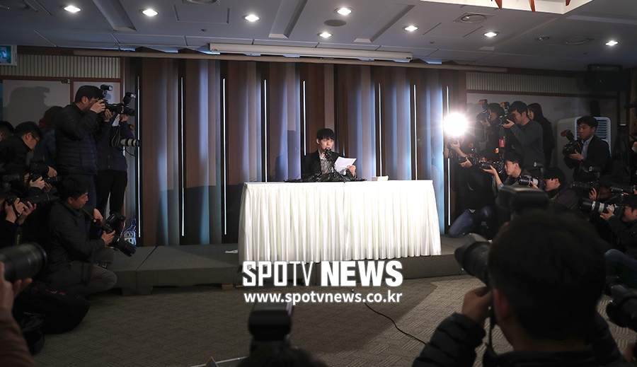 [포토S] 심경 밝히는 박유천