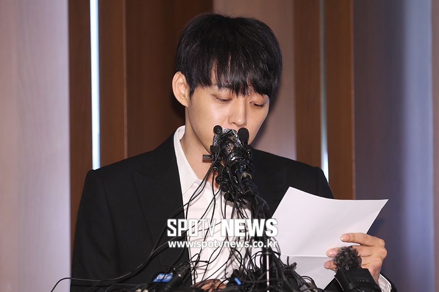 [포토S] 박유천, 황하나 마약 연루설 부인