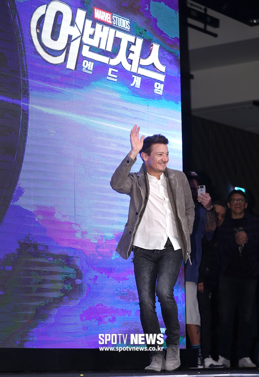 [포토S] 제레미 레너, 설레는 첫 내한