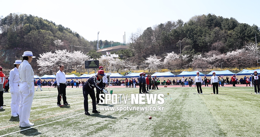 [포토S] 화창한 봄날 열린 전국게이트볼대회