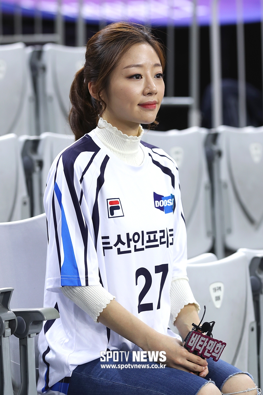 [포토S] 핸드볼티비 박민희 리포터, 청순한 미모