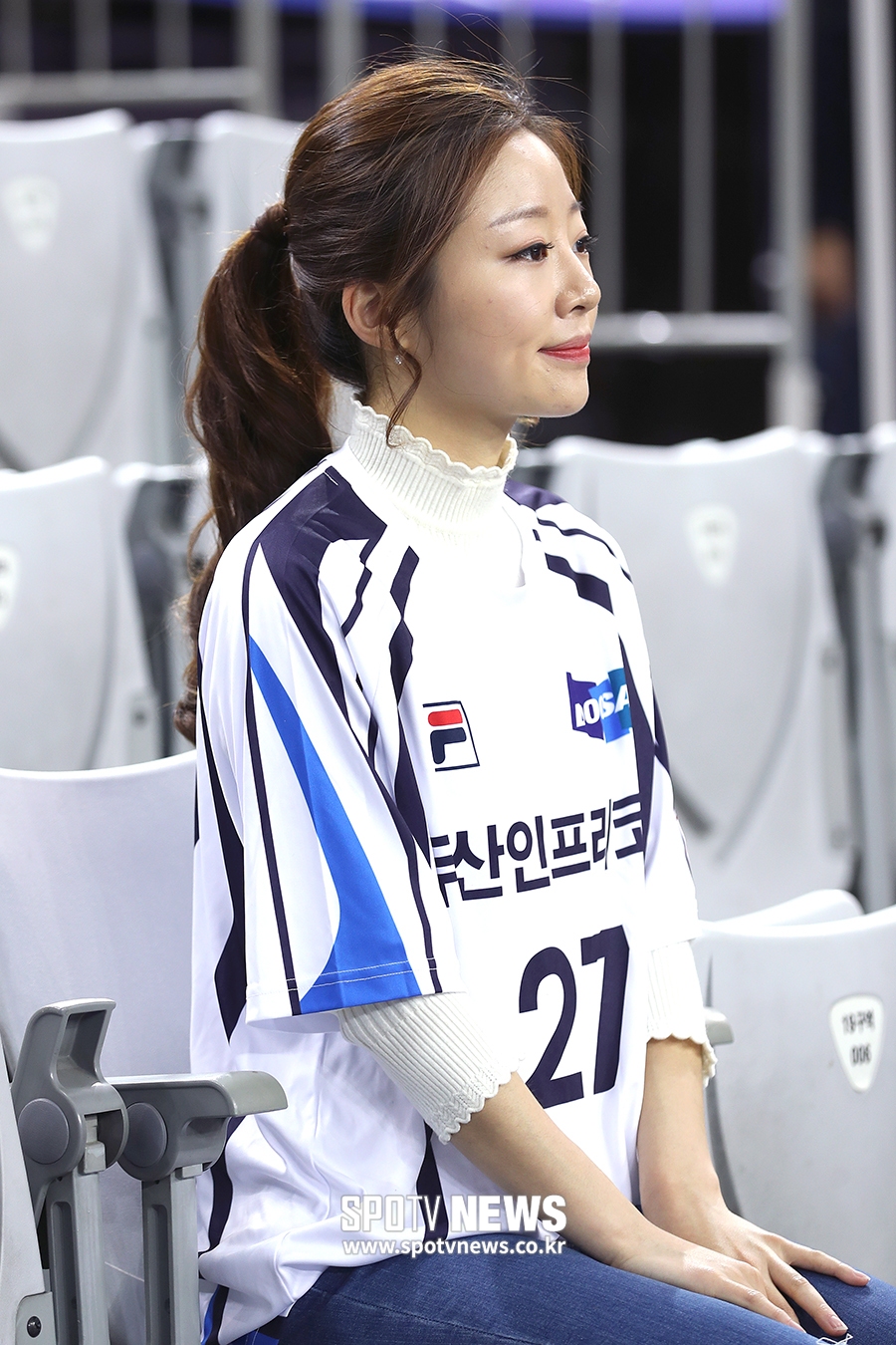 [포토S] 핸드볼티비 박민희 리포터, 미모가 블링블링