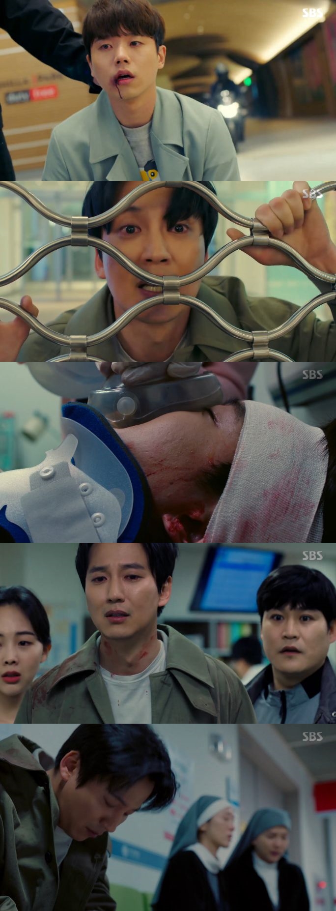 '열혈사제' 전성우 피습, 김민재에 당했다…김남길 "내 눈에 띄면 죽는다" 분노
