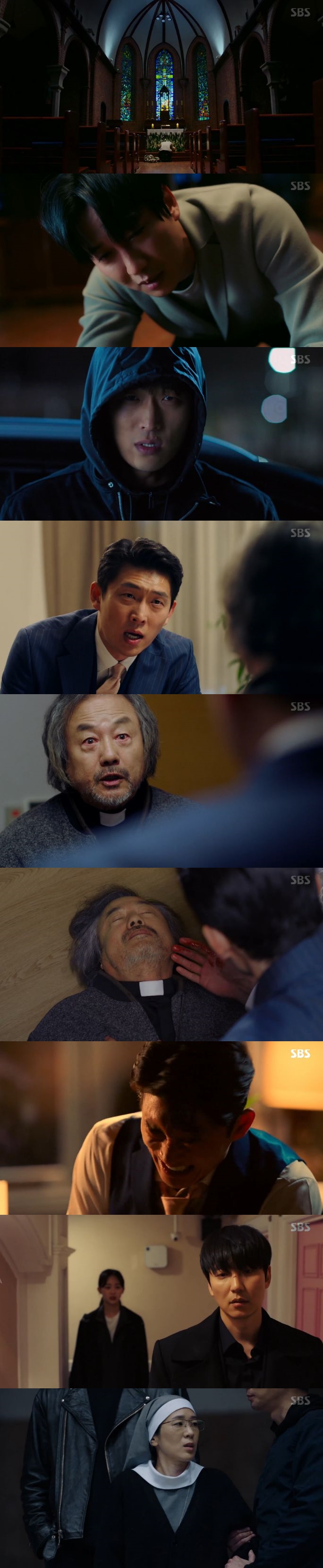 '열혈사제' 김남길 사제복 벗고 복수다짐…김민재, 백지원 인질로 잡았다 [종합S]