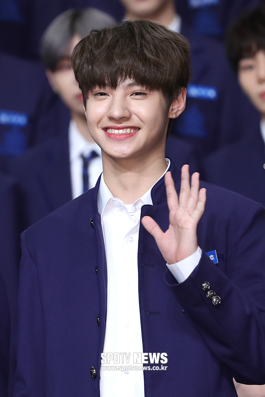 [포토S] '프로듀스 X 101' 왕군호, 미소 활짝
