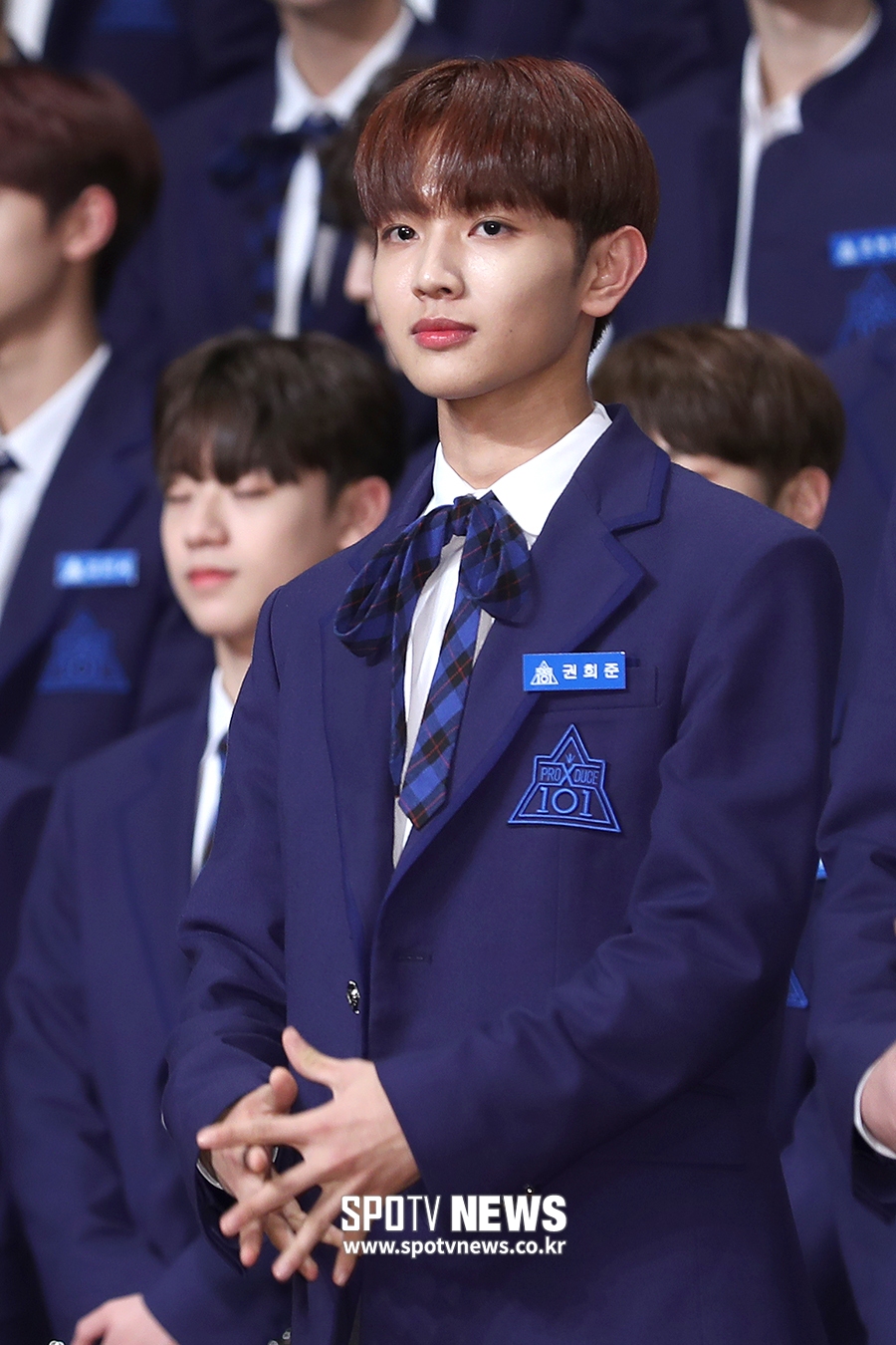 [포토S] '프로듀스 X 101' 권희준, '긴장되네요'