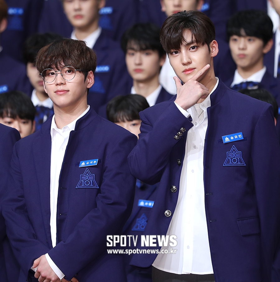 [포토S] 김국헌-송유빈, 마이틴에서 프듀 연습생으로