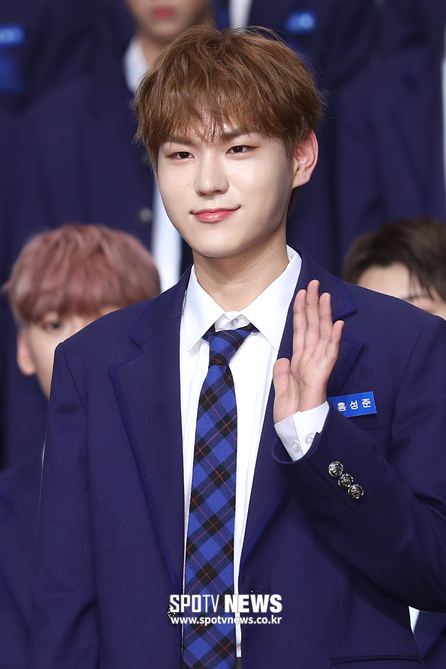 [포토S] '프로듀스 X 101' 홍성준, 입매가 매력적