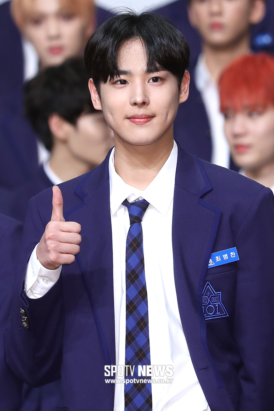 [포토S] '프로듀스 X 101' 최병찬, '반듯하게 생겼네'