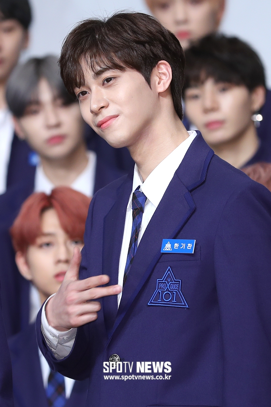 [포토S] '프로듀스 X 101' 한기찬, 스웨그