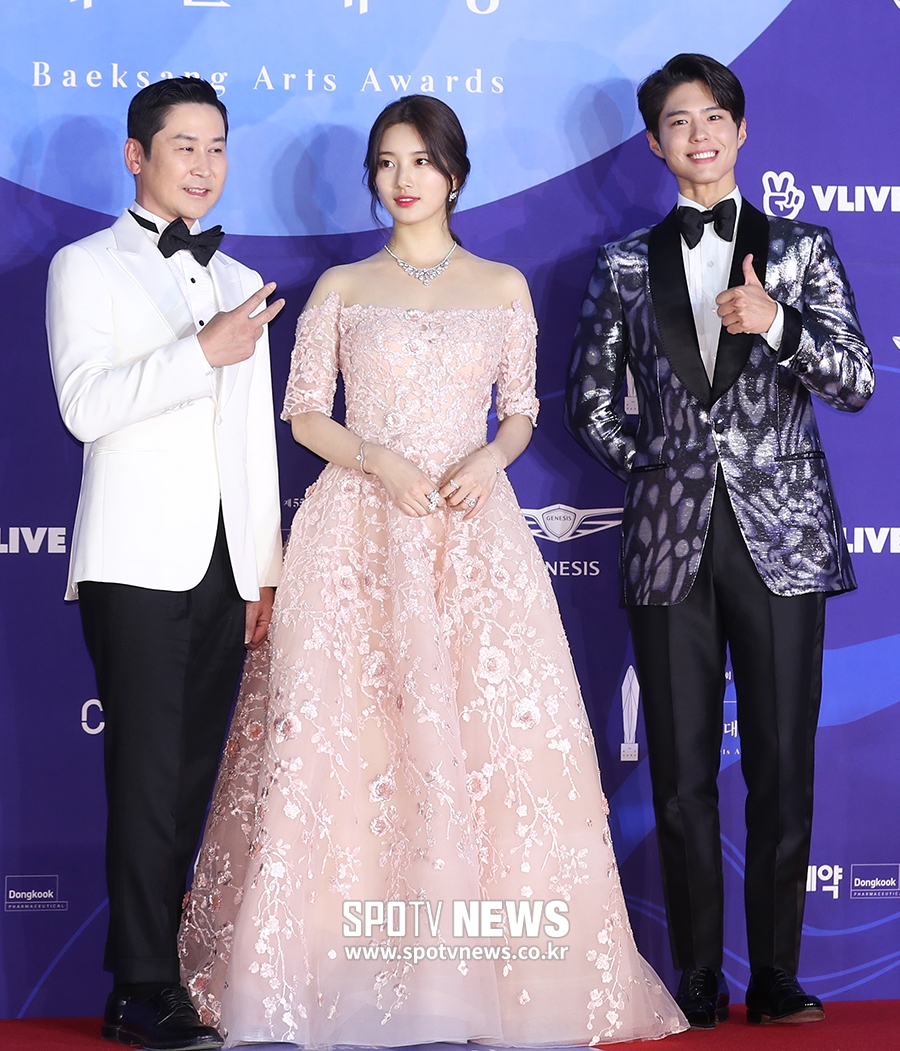 [포토S] 신동엽-수지-박보검, 백상예술대상 MC!