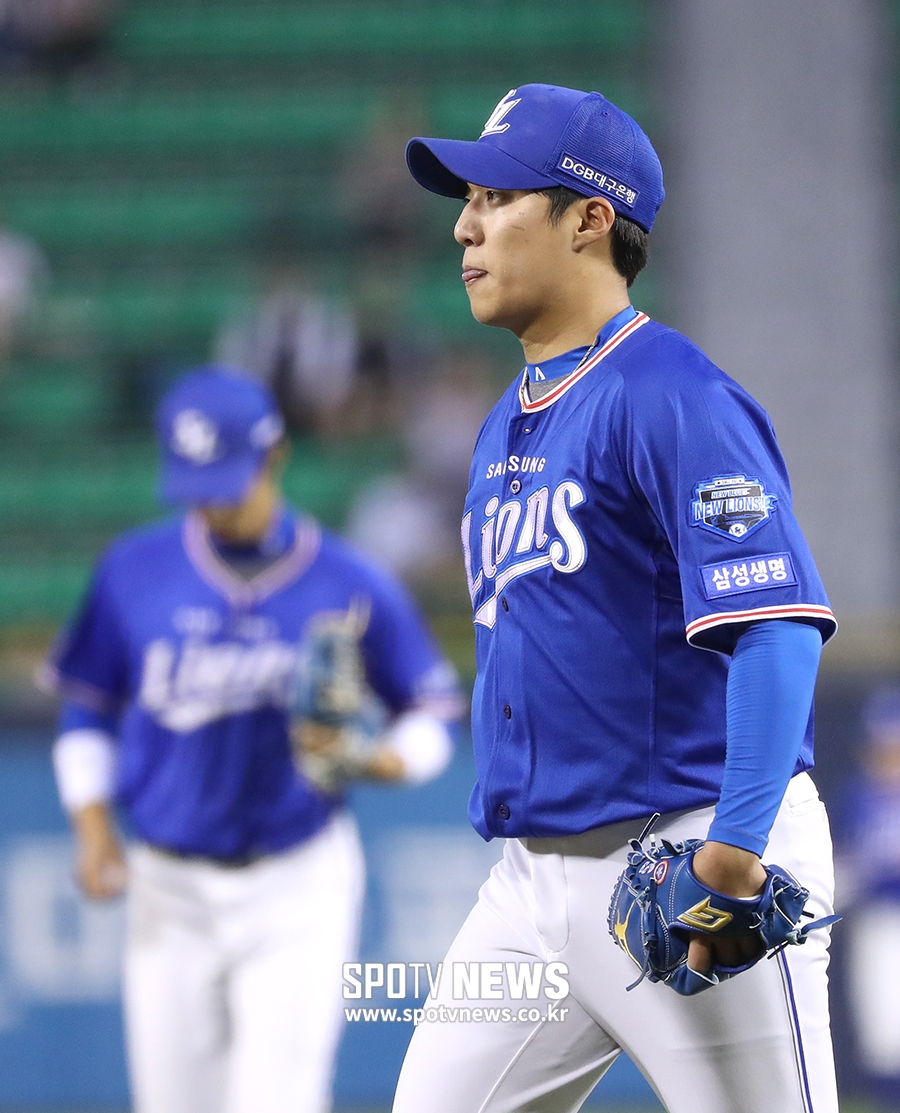 [포토S] 원태인, '홈런이 아쉬워'