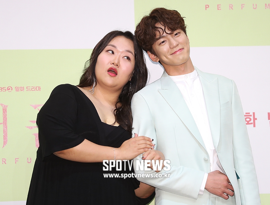 [포토S] 하재숙-김민규, 사랑스럽게~