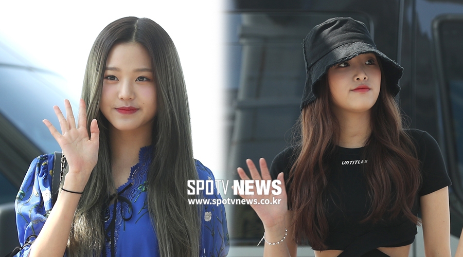 아이즈원 출국, 행복해지는 '갓벽' 비주얼 [공항패션]