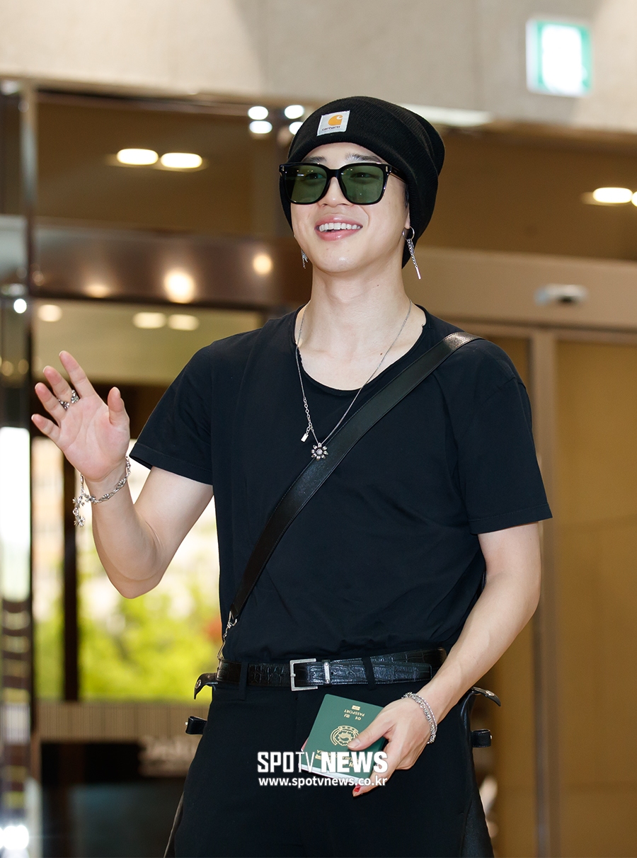[포토S] 방탄소년단 지민, 더위 날리는 미소