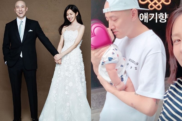 조수애, 결혼설→임신설→출산설…이제는 박서원+2세와 단란한 가족[종합]