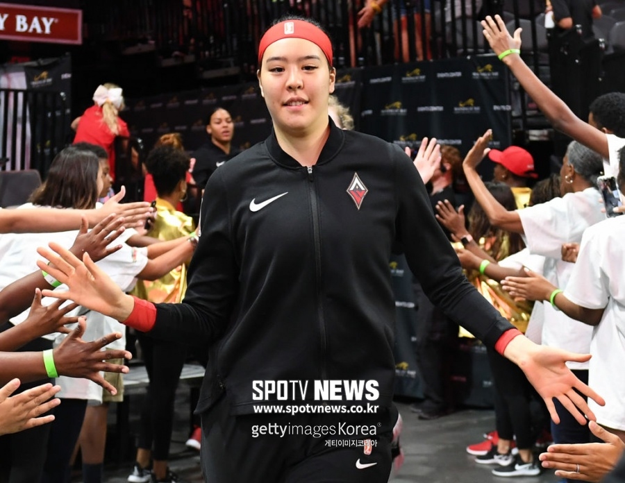 WNBA 박지수, 시애틀전 7분 출전…2리바운드·1어시스트