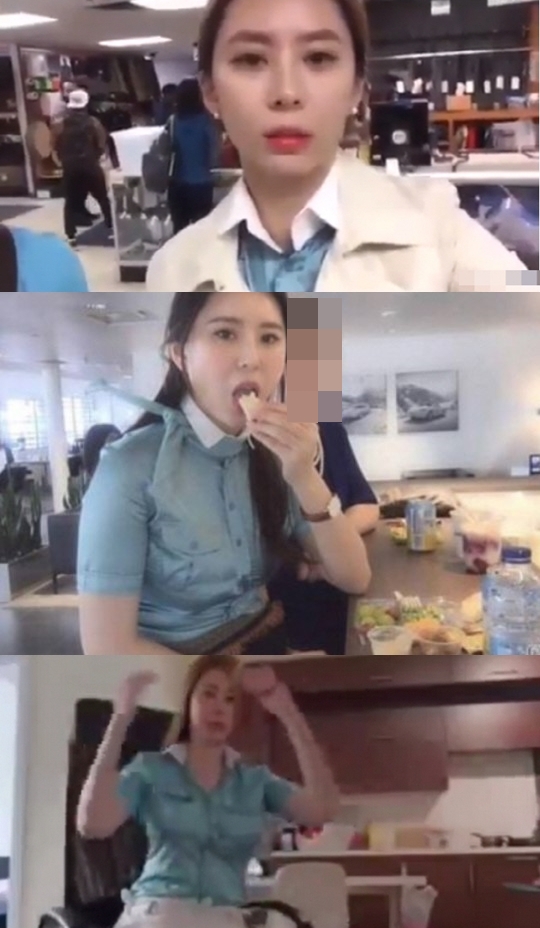 윤지오, 승무원 복장으로 노출 방송해놓고 심경 불편?…"괴물들, 추악"[종합]
