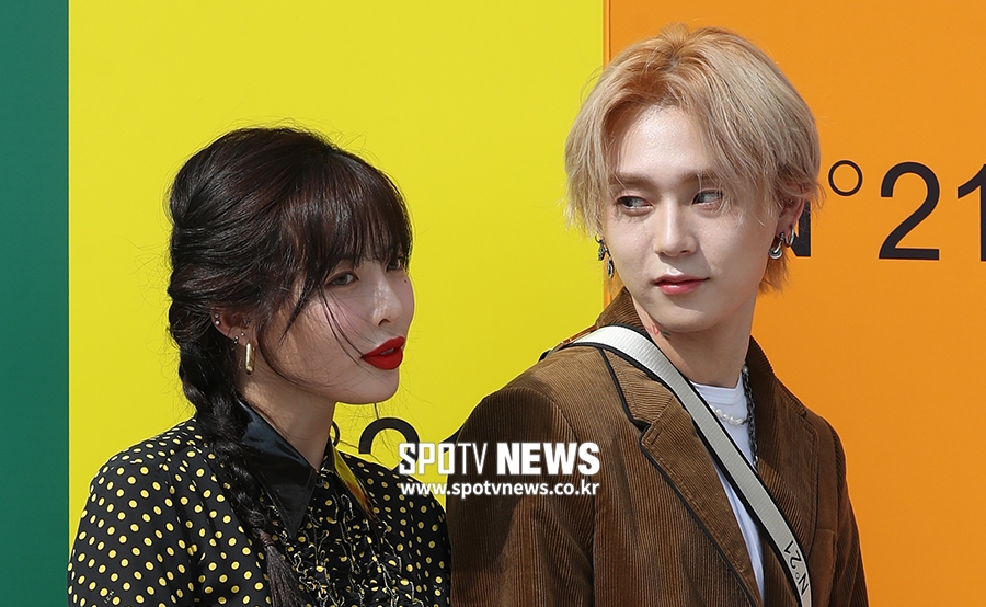 [포토S] 이던, 현아 바라보는 꿀 떨어지는 눈빛!