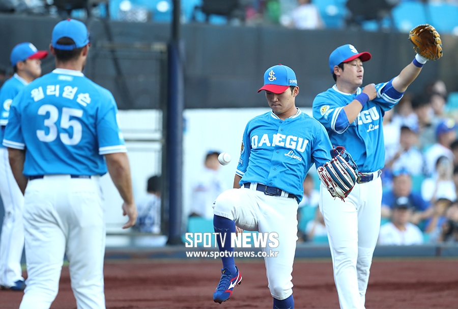 [포토S] 박해민, '다리는 자신 있어'