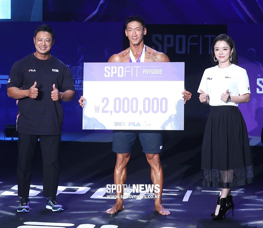[포토S] '스포핏' 계경원, 피지크 부문 우승