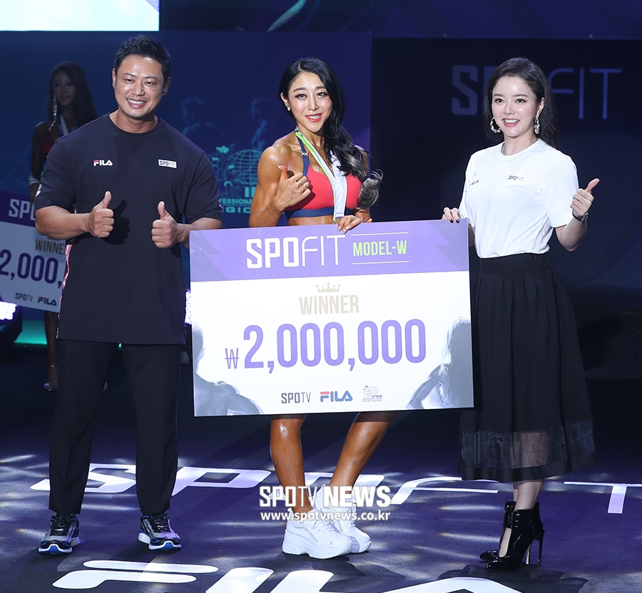 [포토S] '스포핏' 조혜지, 여자 모델 부문 우승