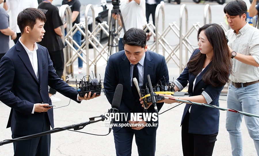 [포토S] 승리, 서둘러 경찰서로