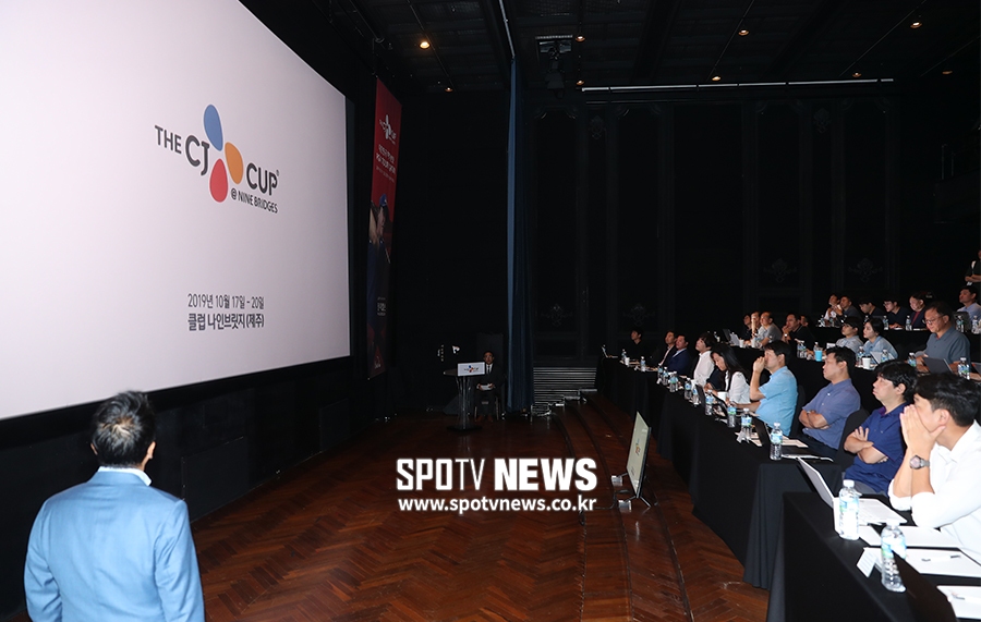 [포토S] PGA투어 정규 대회 더 CJ 컵 미디어 데이