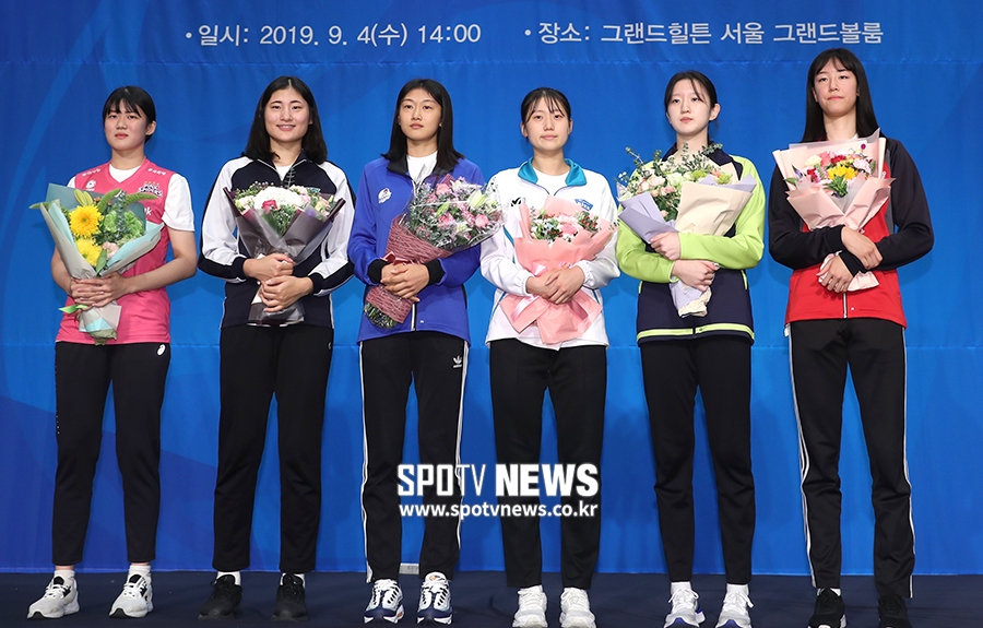 [포토S] 여자 신인선수 드래프트, 1라운드 지명 선수들