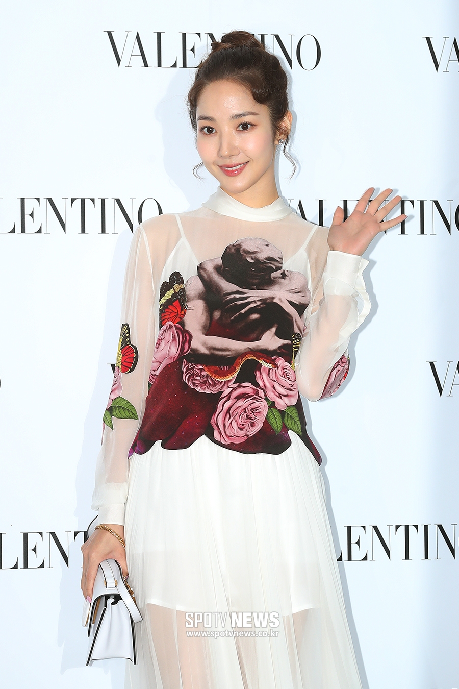 [포토S] 박민영, '꽃이 꽃을 입었네'