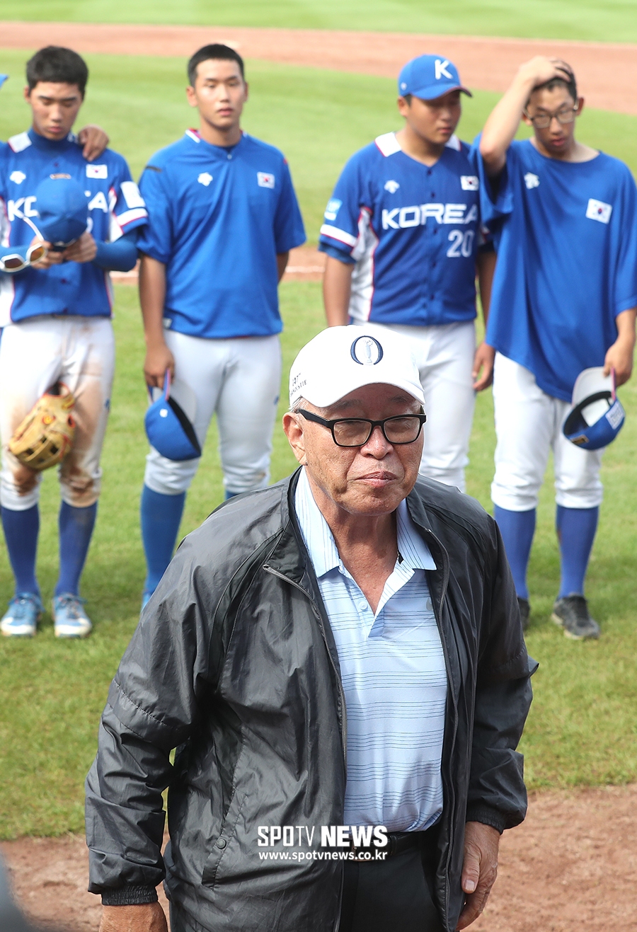 [포토S] 기장 WBSC 찾은 김응룡 회장
