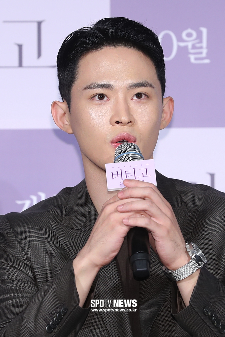 [포토S] 정재광, '제작 보고회는 처음이에요!'